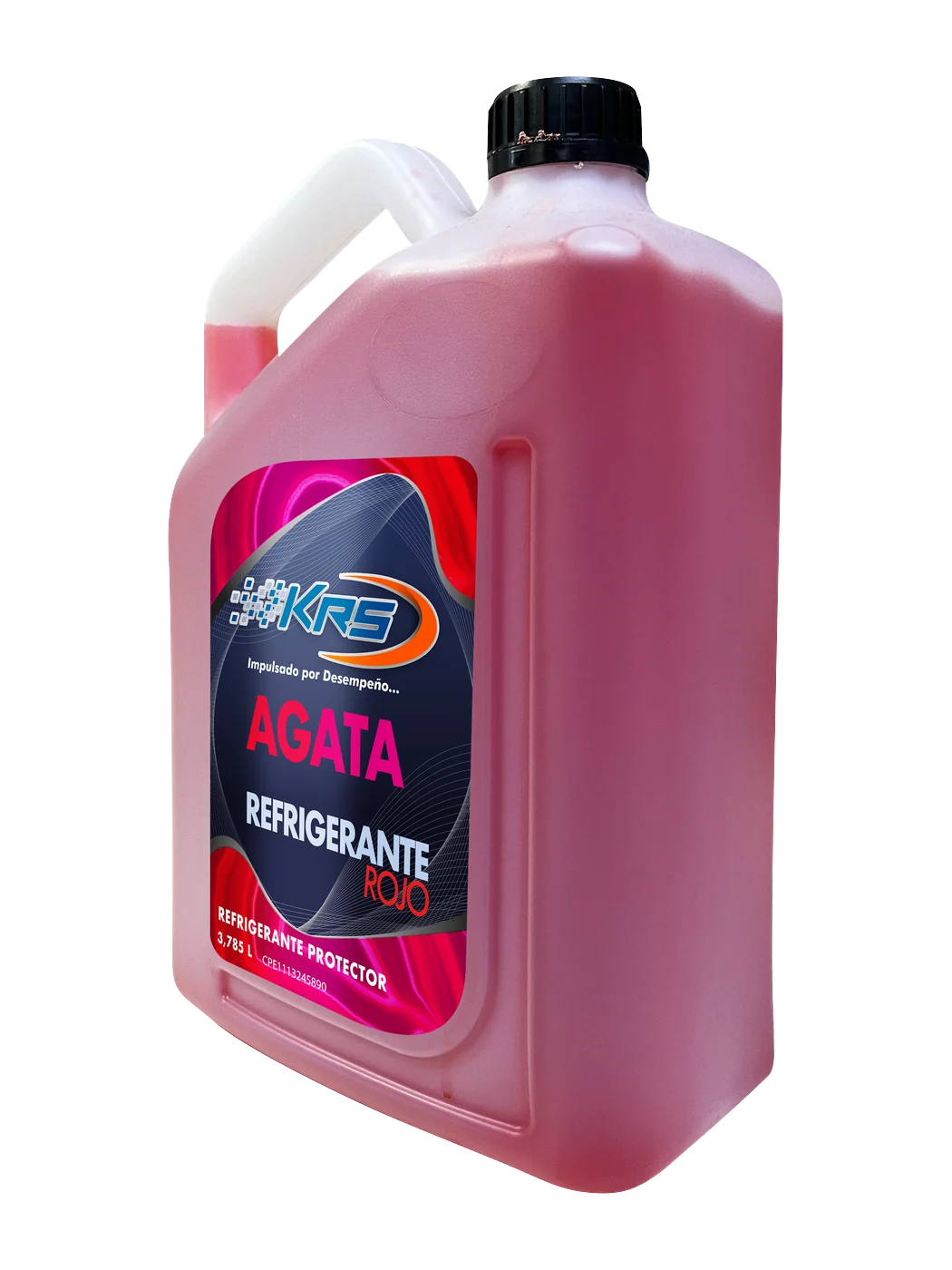 Envase de KRS Ágata Refrigerante Rojo