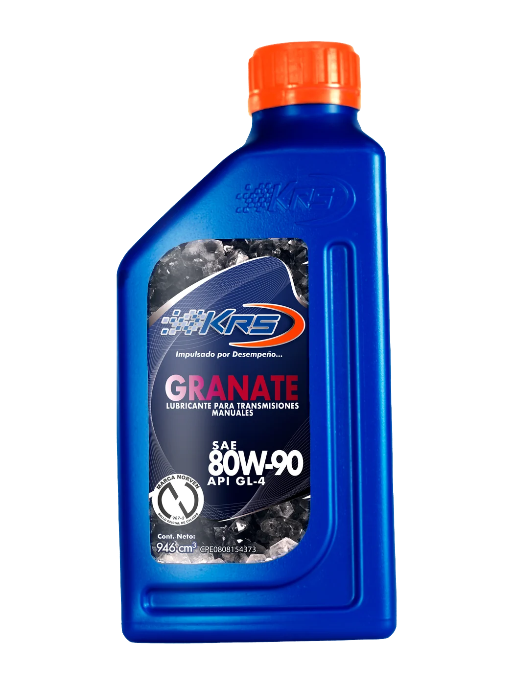 Envase de KRS Granate 80W-90 GL-4