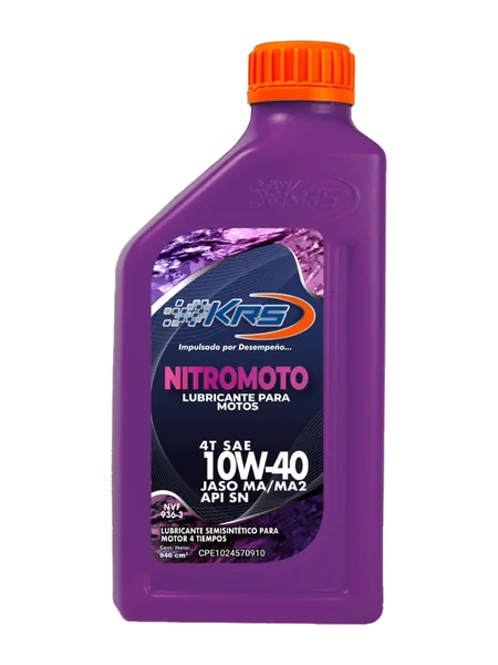 Envase de KRS Nitromoto Semisintético (serie)
